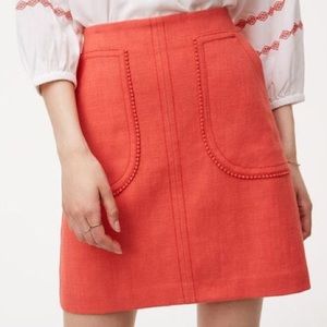Loft Pom Pom Skirt 🧡